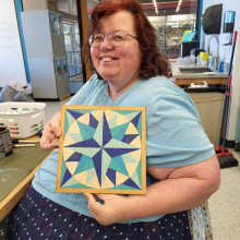 Barn Quilt Painting